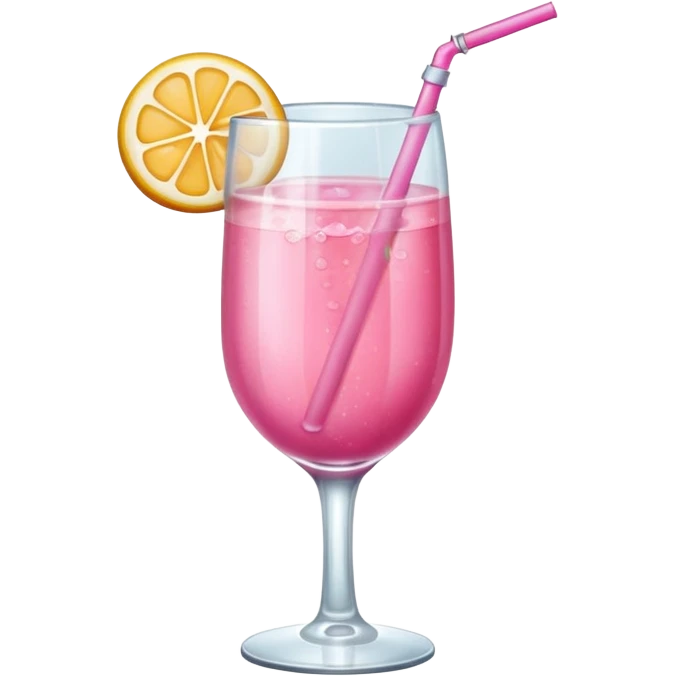 Pink drink emoji
