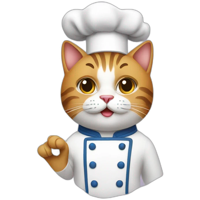 cat chef emoji