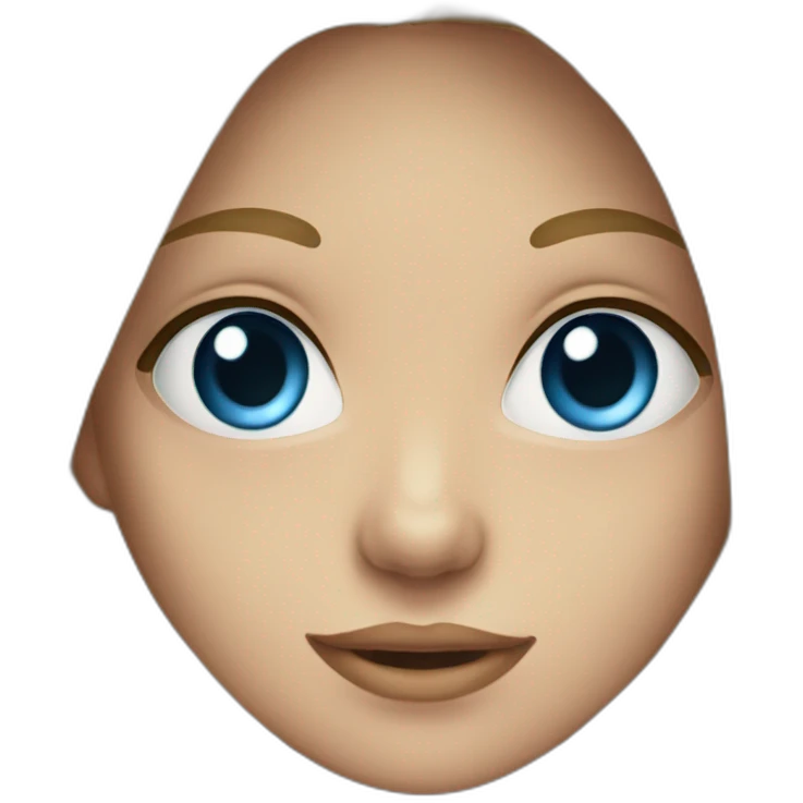 Girl-blue - eyes- long - hair - br emoji