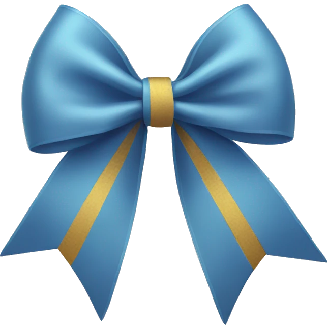 Cute bow emoji