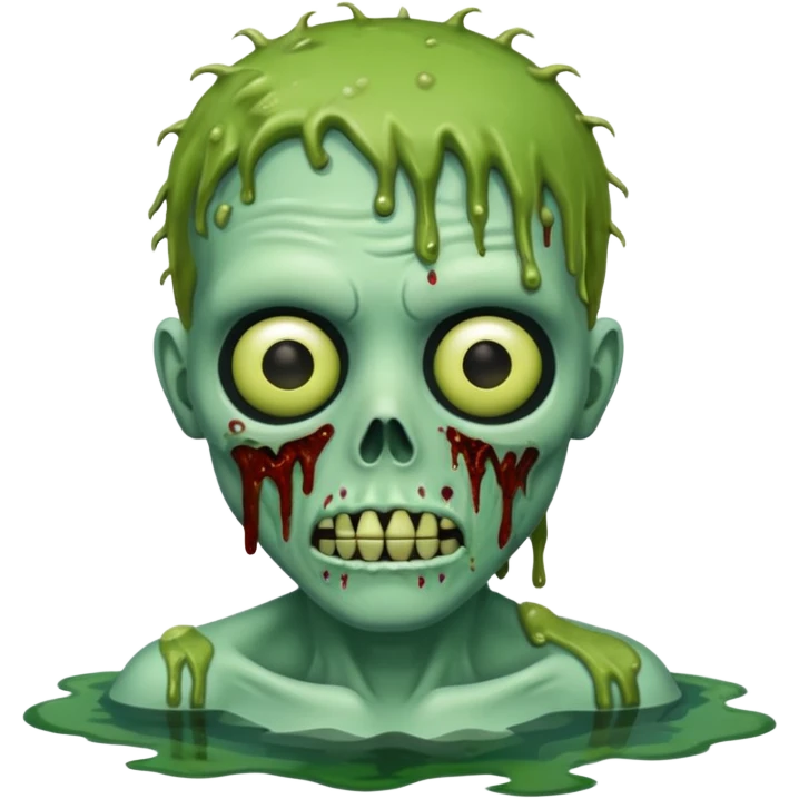 Green Zombie ponda emoji