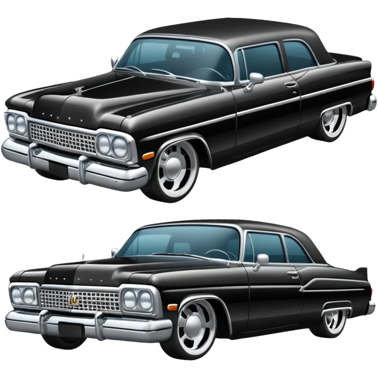Black lowrider emoji