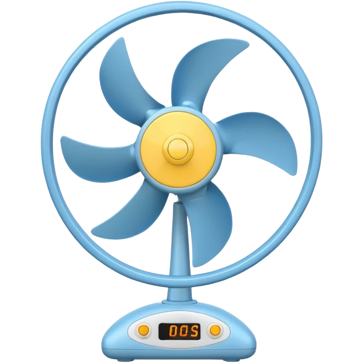 electric fan cartoon emoji