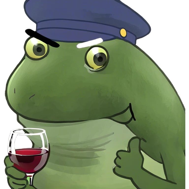 Krabb with a Glass of wine  emoji