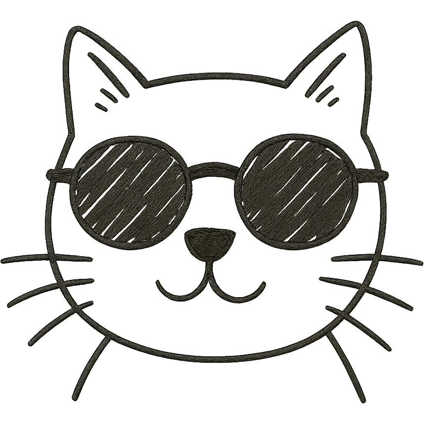 cat wearing sunglasses emoji