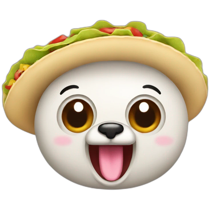 Happy cochinita taco emoji