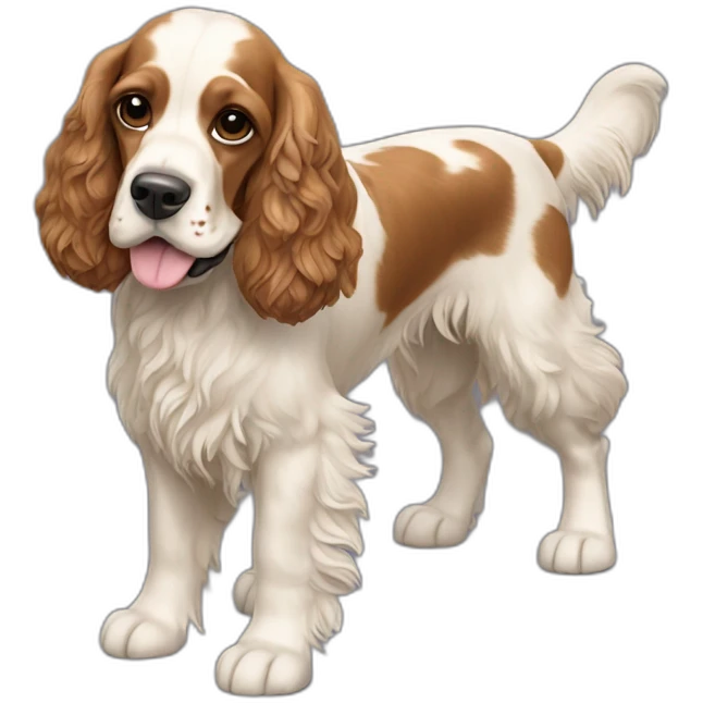 Dog-english-cocker-spaniel-full-body emoji