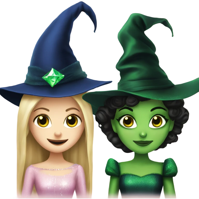 Elphaba and Glinda  emoji
