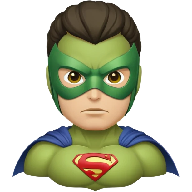 Avocado superhero emoji