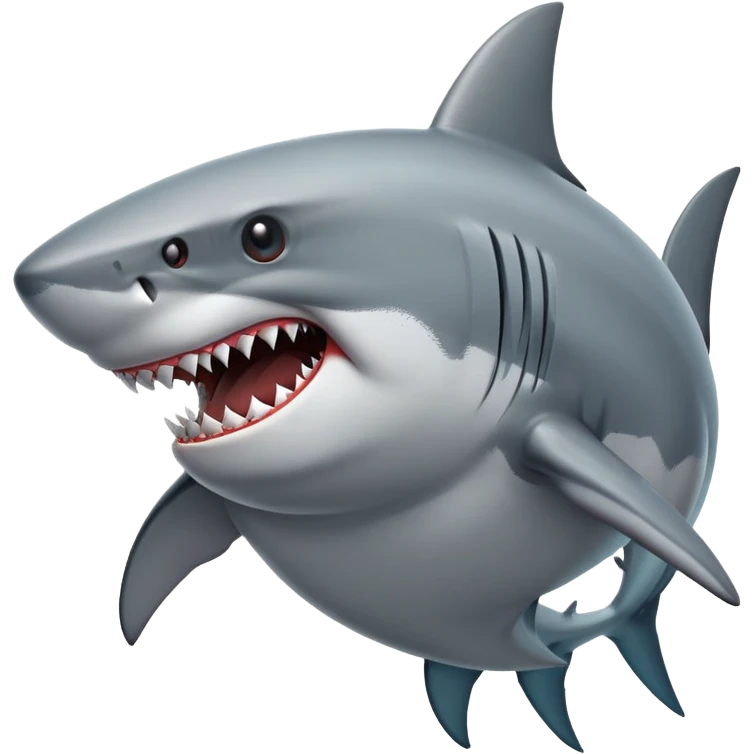 Buff shark  emoji