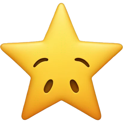 a star with 4 smooth corners emoji
