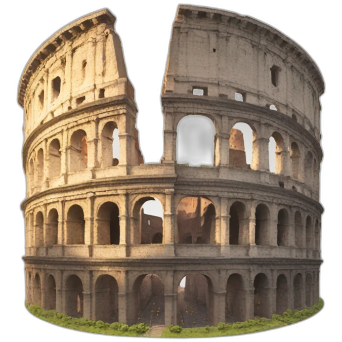 Coliseo romano emoji