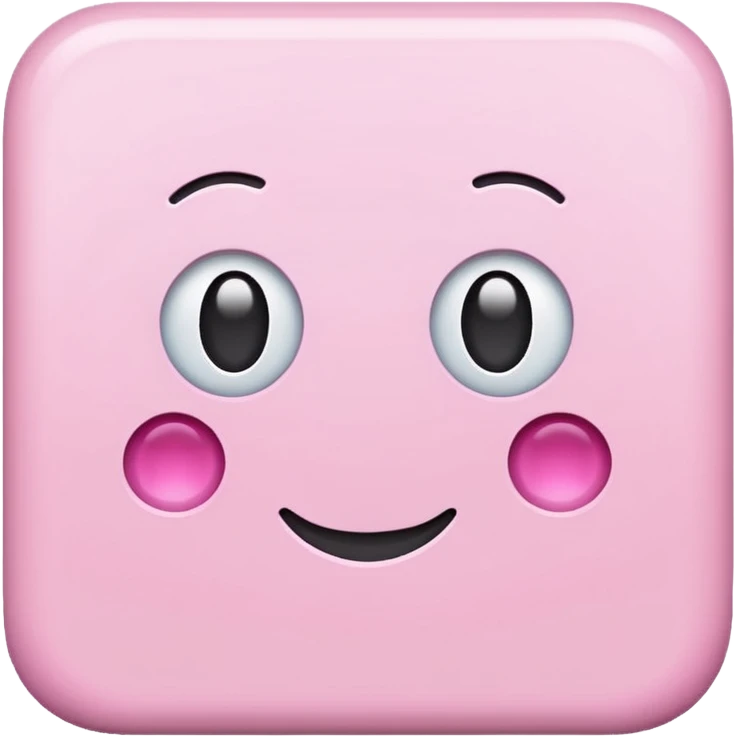 Pembe kare emoji