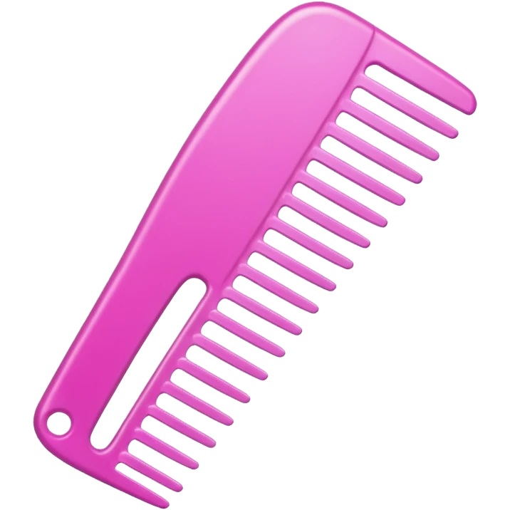 Pink comb emoji