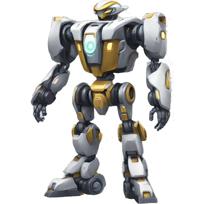 Futuristic mechanical medabot-lombax-mecha full body emoji