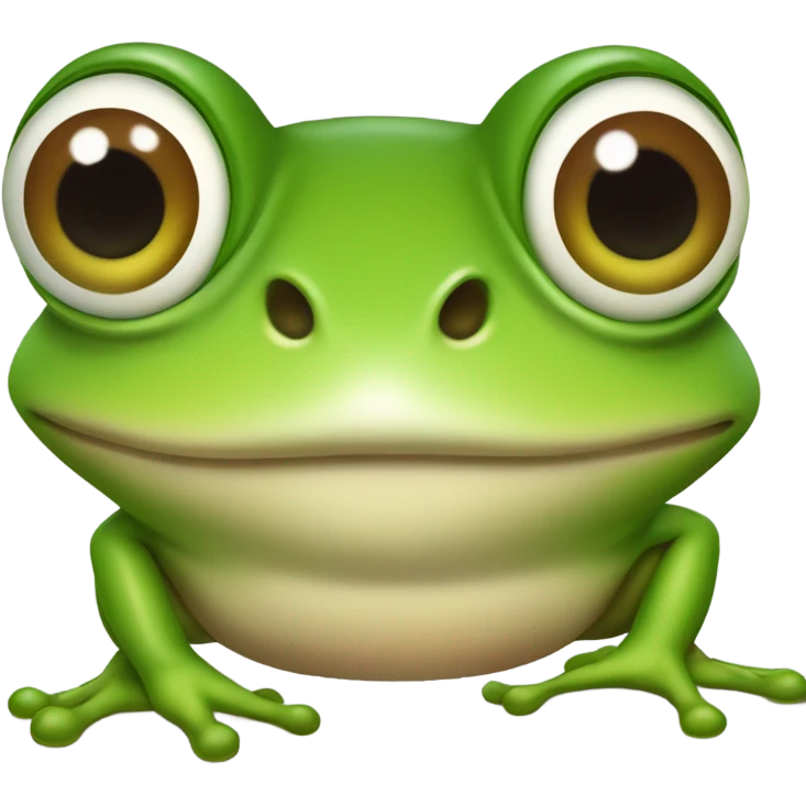 Female frog emoji