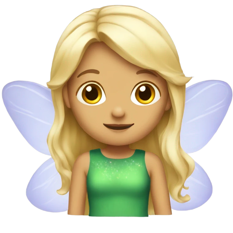 fairy with blonde hair emoji