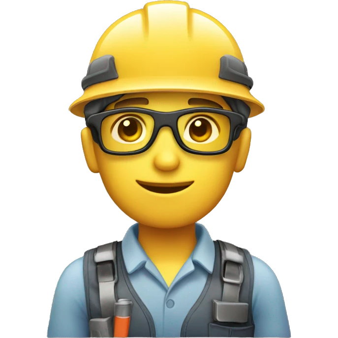 an operator working under summer heat  emoji