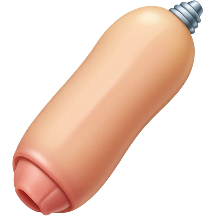 Freshly shaved smooth penis emoji