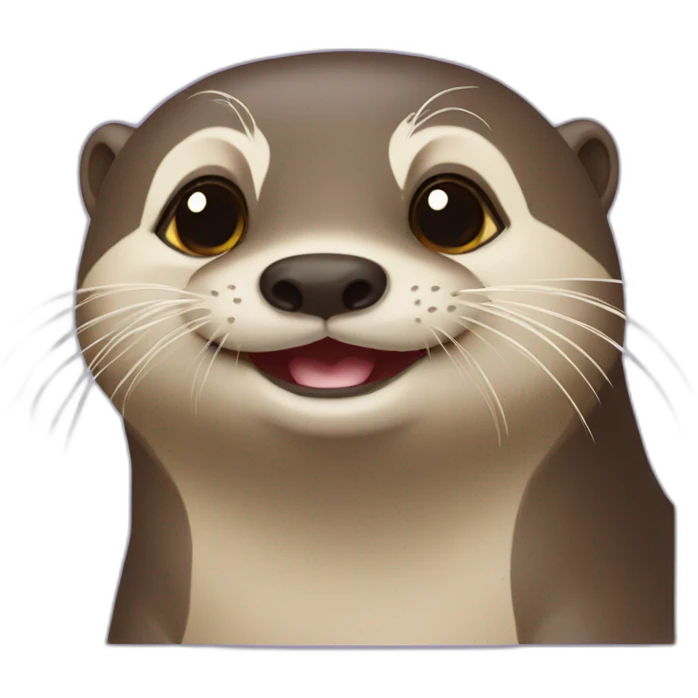 Loutre sur tortu emoji