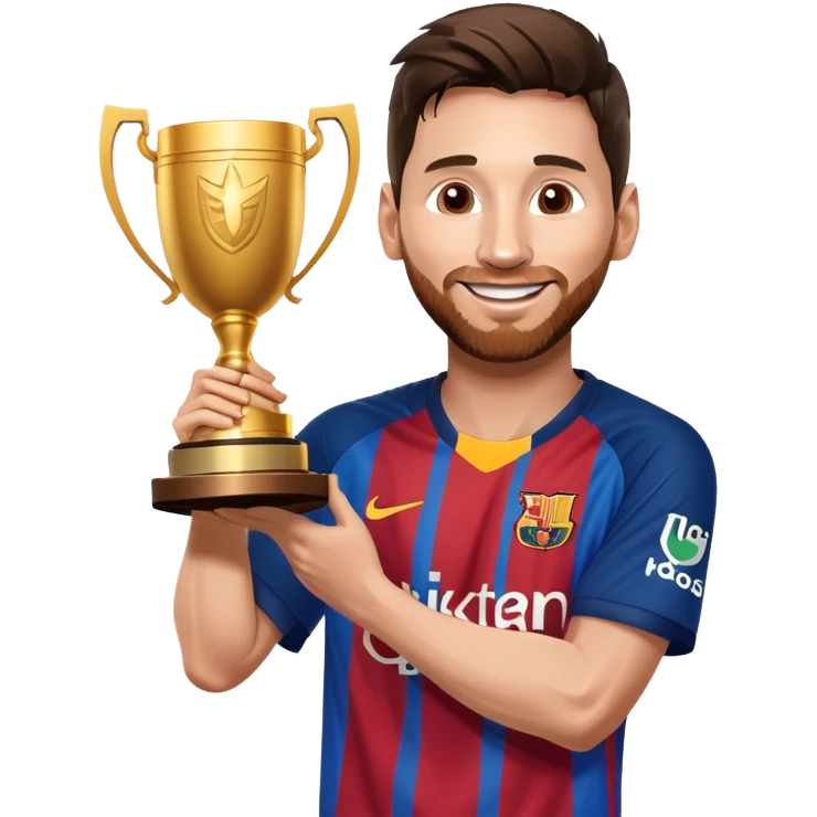 Messi con la copa  emoji