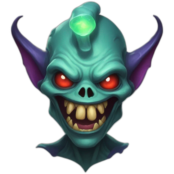 Demonic Alien character inspired by Hearthstone  emoji