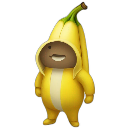 Banana suit emoji
