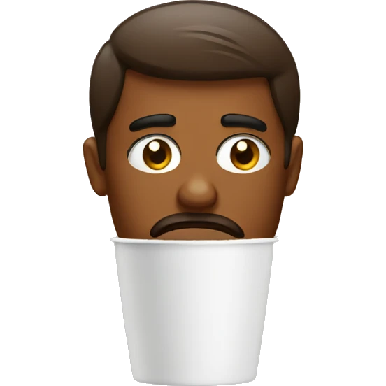 Disappointed coffee emoji