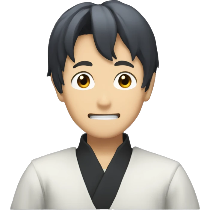gojo satoru  saying i love naitik emoji