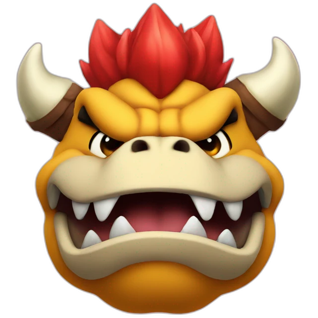 Bowser in love emoji