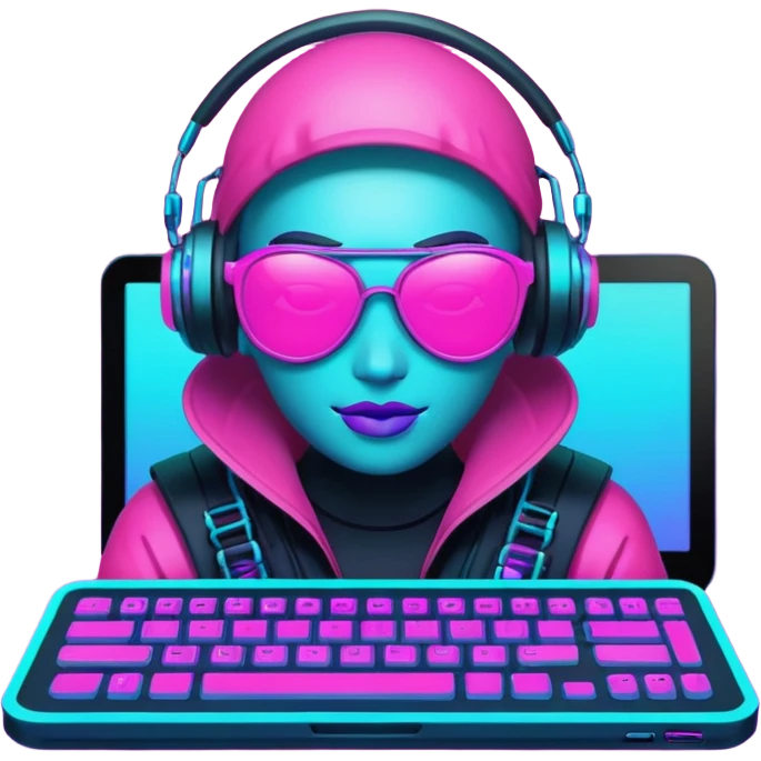 devops cyberpunk vaporwave hacker themed emoji pack emoji