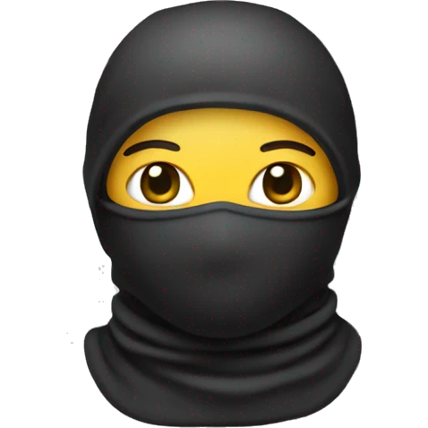 hello kitty with balaclava  emoji