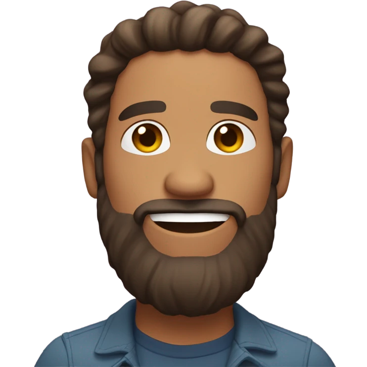 Bearded brunette hope dealer emoji