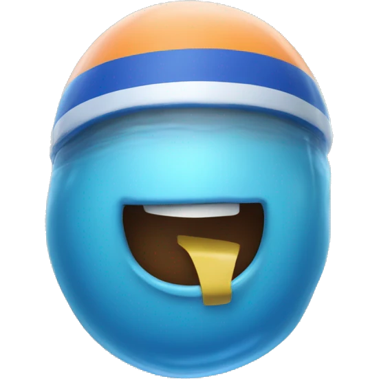 Piscine gonflable bleue emoji