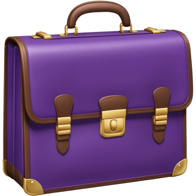Patel purple office briefcase emoji