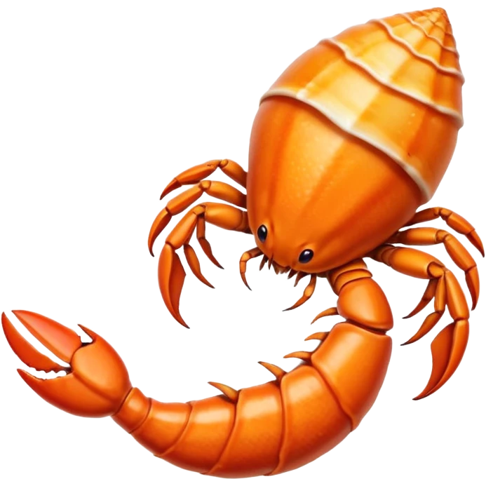 🦞🐚 una claw saliendo del emoji de shell emoji