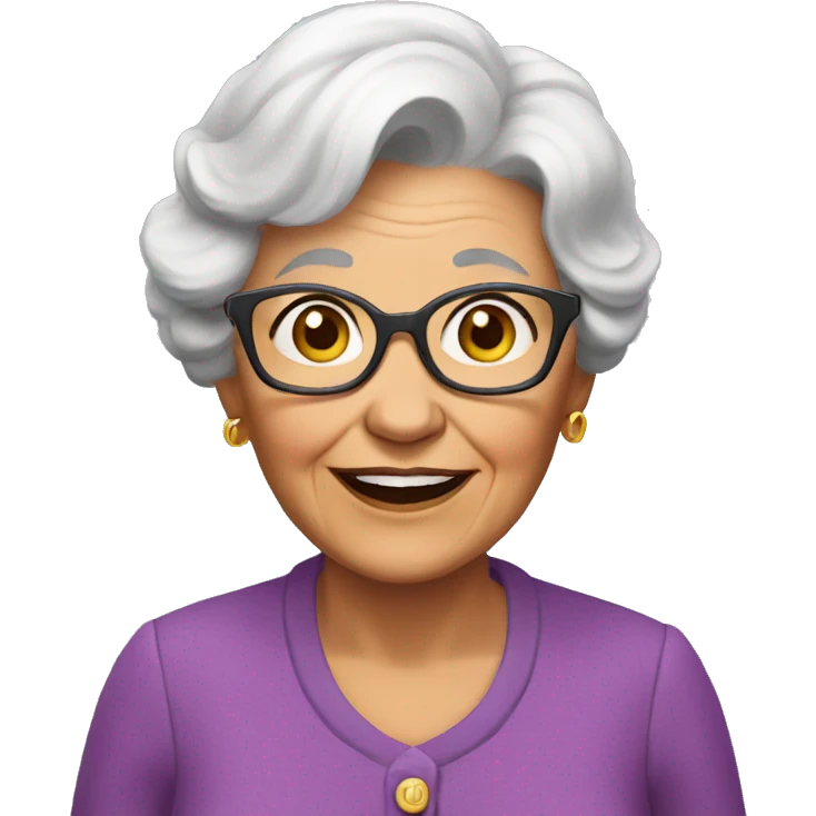 Granny’s Happy Birthday  emoji