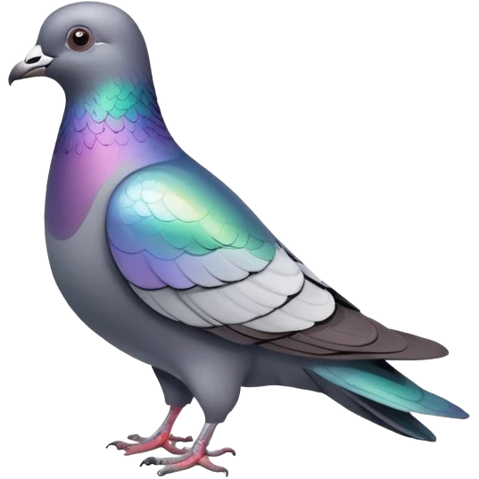 pigeon boule à facettes  emoji