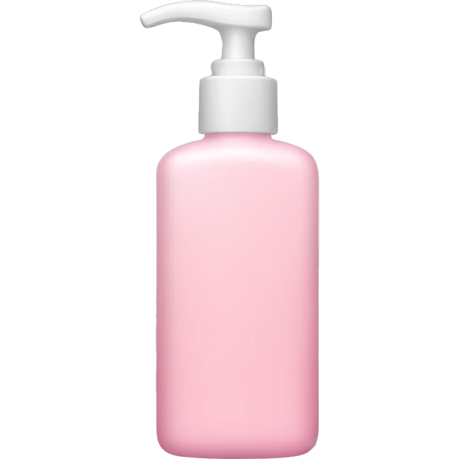 Light pink lotion bottle emoji