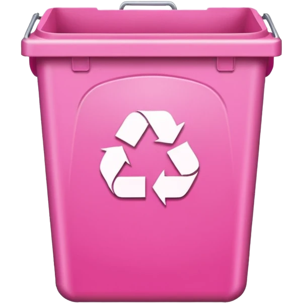 pink recycle bin

 emoji