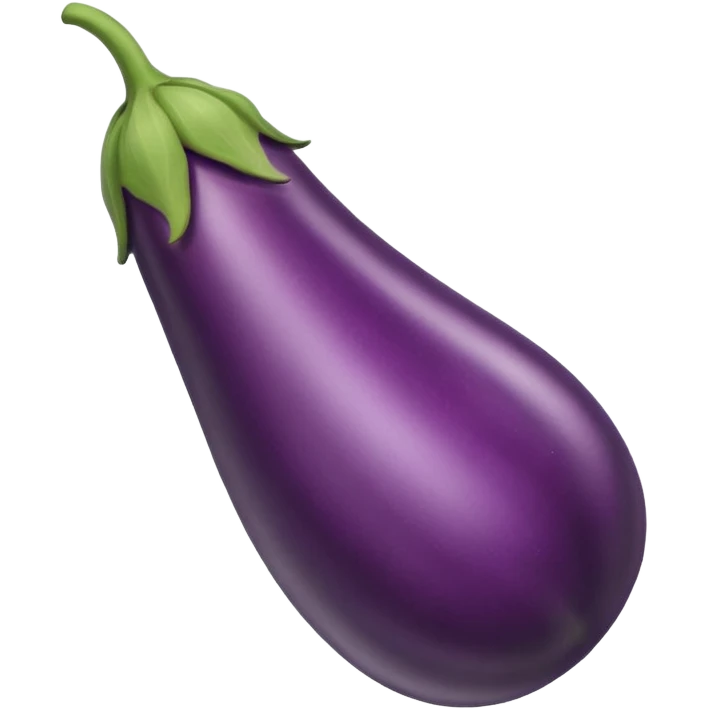 Black eggplant emoji