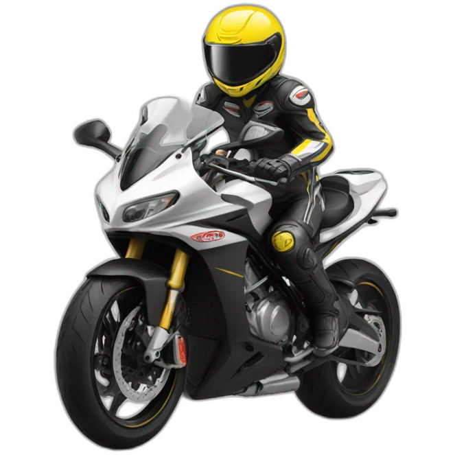 Supersport motorbiker emoji