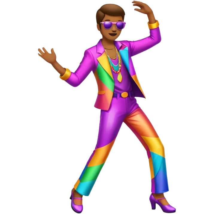 Disco dancing emoji