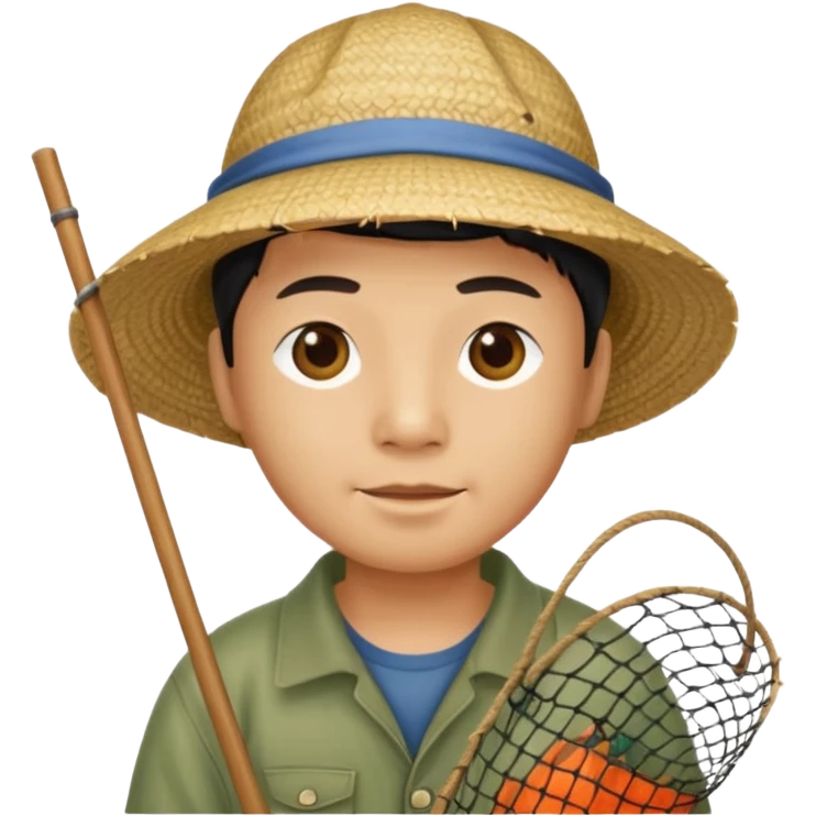 Chinese fisherman emoji