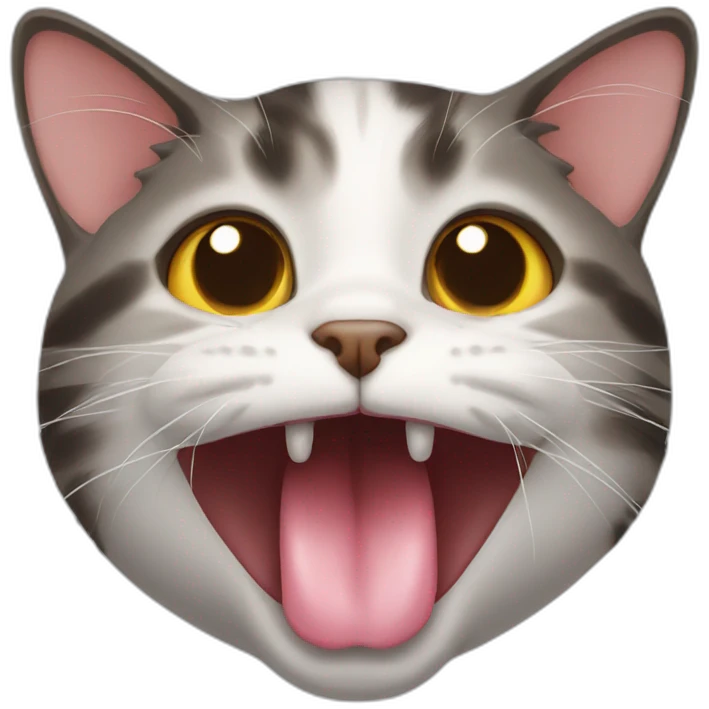 cat sticking tongue out emoji