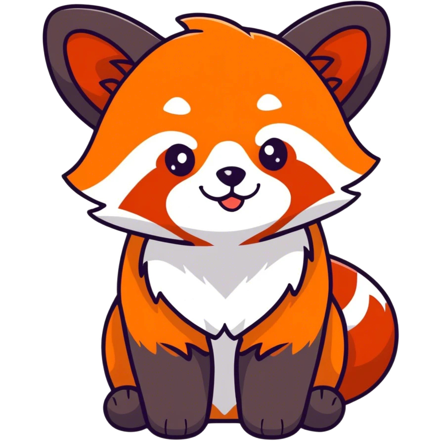 Red panda emoji