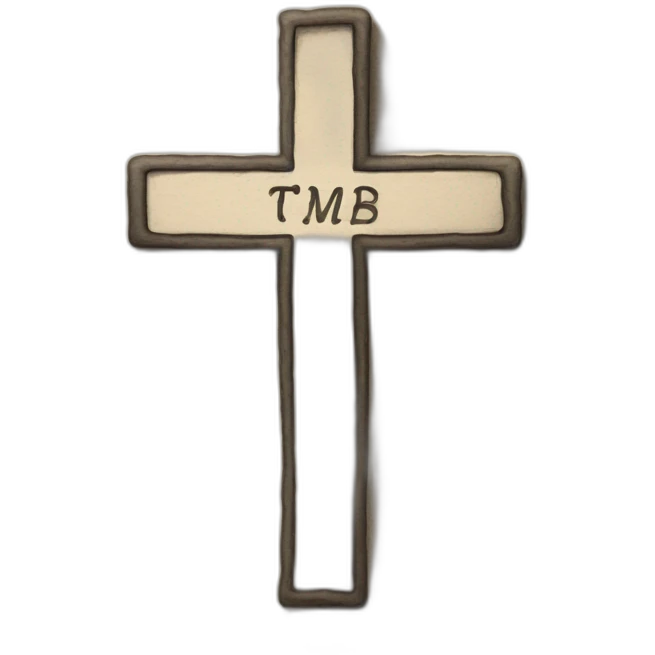 a cross is drawn on paper and names are written emoji