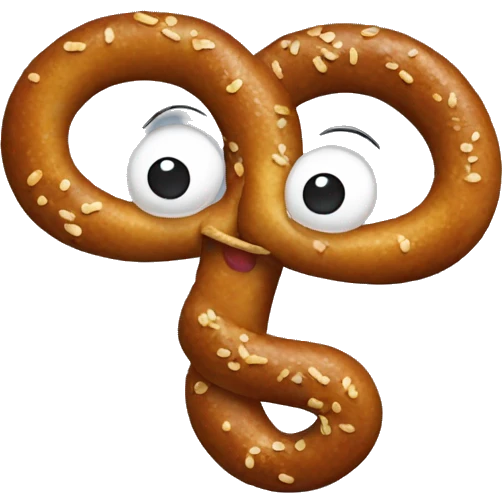 Dancing pretzel  emoji