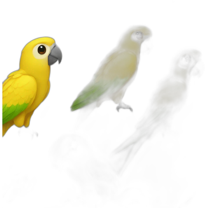 Parrot yellow  emoji