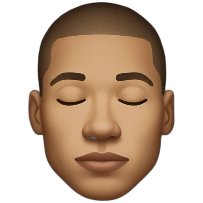 Sleeping Kylian Mbappé emoji